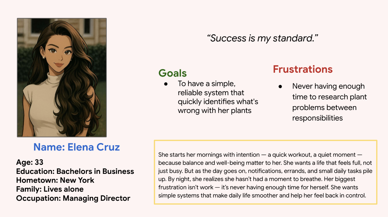 Elena Cruz User Persona